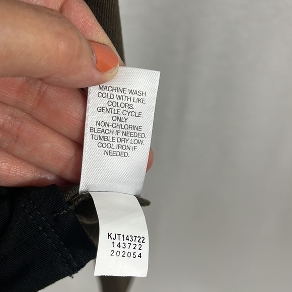 J. Jill Wearever Collection Womens Button Up Cardigan Top Brown Black Size LP - Picture 9 of 9